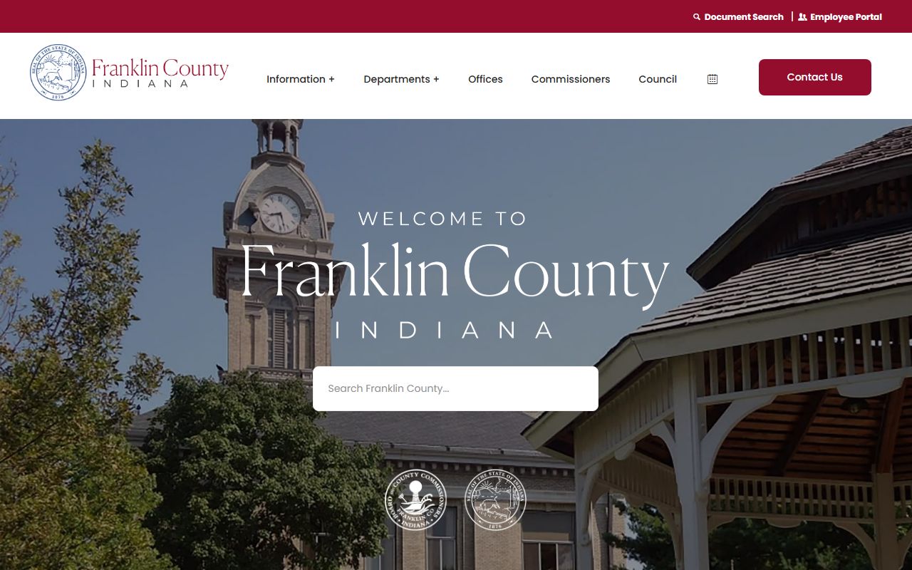 Franklin County Indiana official website for court records access